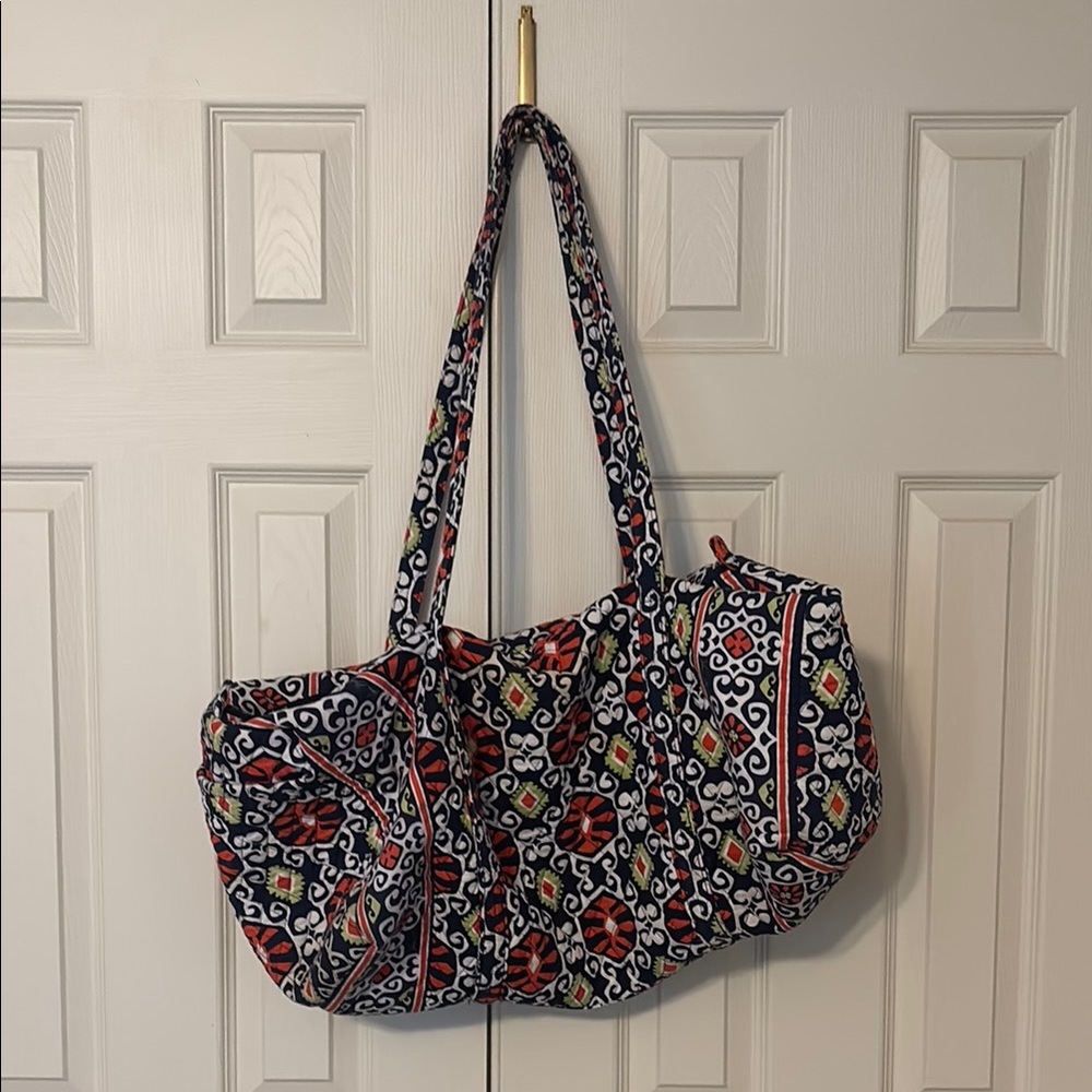 VERA BRADLEY Multicolor Patterned Tote Bag- weekender